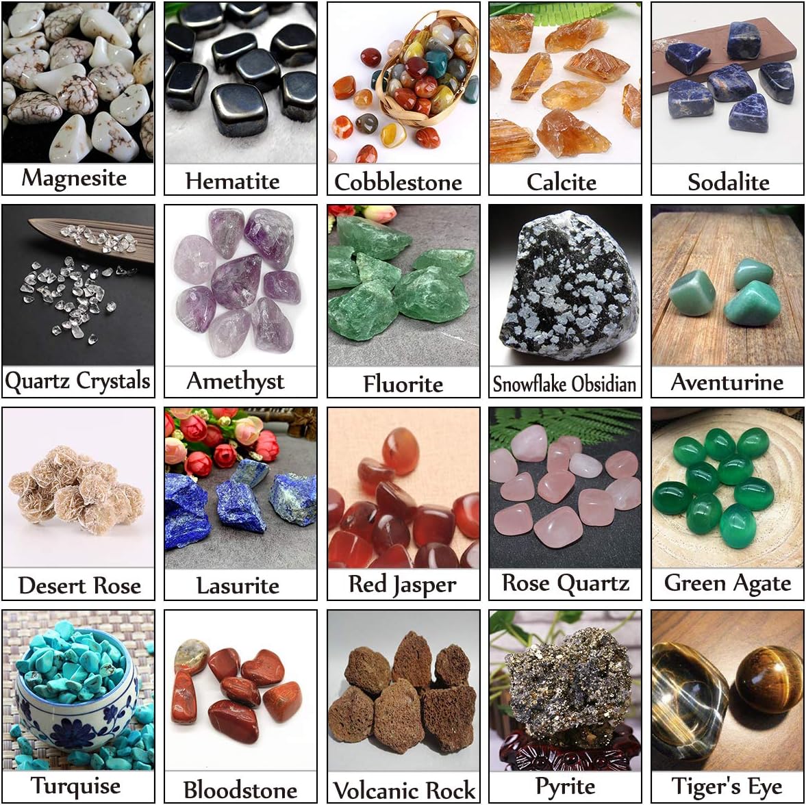 Gemstone Crystal Rock Dig Kit - Science Experiments Toy, Great Educational STEM Gift, Excavate 20 Real Gems Fossils Treasure Geode, Age 4 5 6 7 8 9 10 11 12 Year Old for Kids Boys Girls