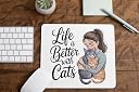 AMBILE AMS Store Mouse Pad with Anti-fray Stitching, Waterproof Surface & Non-Slip Rubber Base Stitched Edges Gaming Mouse Mat for Laptop, Compatible with Laser and Optical Mice (Design4) gallery image