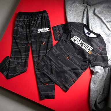 Pigiama Uomo Call Of Duty – Set In Cotone A Manica Corta, Black Ops 6, Perfetto Per Giocare E Rilassarsi - 2