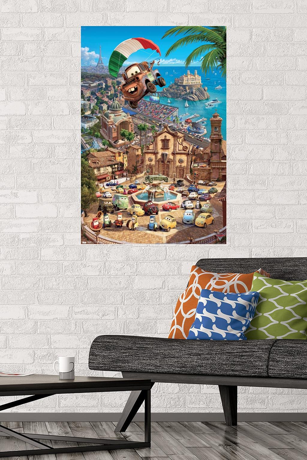 Amazon.com: Trends International Cars 2 Triptych 3 Wall Poster