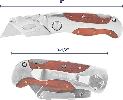 Miniatura 2 de Sheffield 12613 - Navaja multiusos (apertura con una mano)