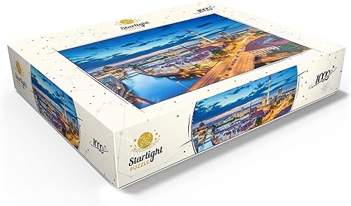 Miniatura 3 de MyPuzzle Skyline Berlin - Rompecabezas prémium de 1000 piezas, fabricado en Estados Unidos