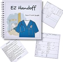 Nurse Report Sheet Notebook, Nursing Notebook with 100 Nursing Report Sheets | Nursing Clinical Essentials, Student Nurse Essentials, Notebooks for Nursing School (Compact Edition) - 6”x6”