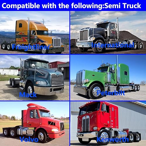 Miniatura 4 de Juego de guardabarros de poliéster negro de 24 x 24 pulgadas, ganchos de plástico para semircamión, 2 unidades