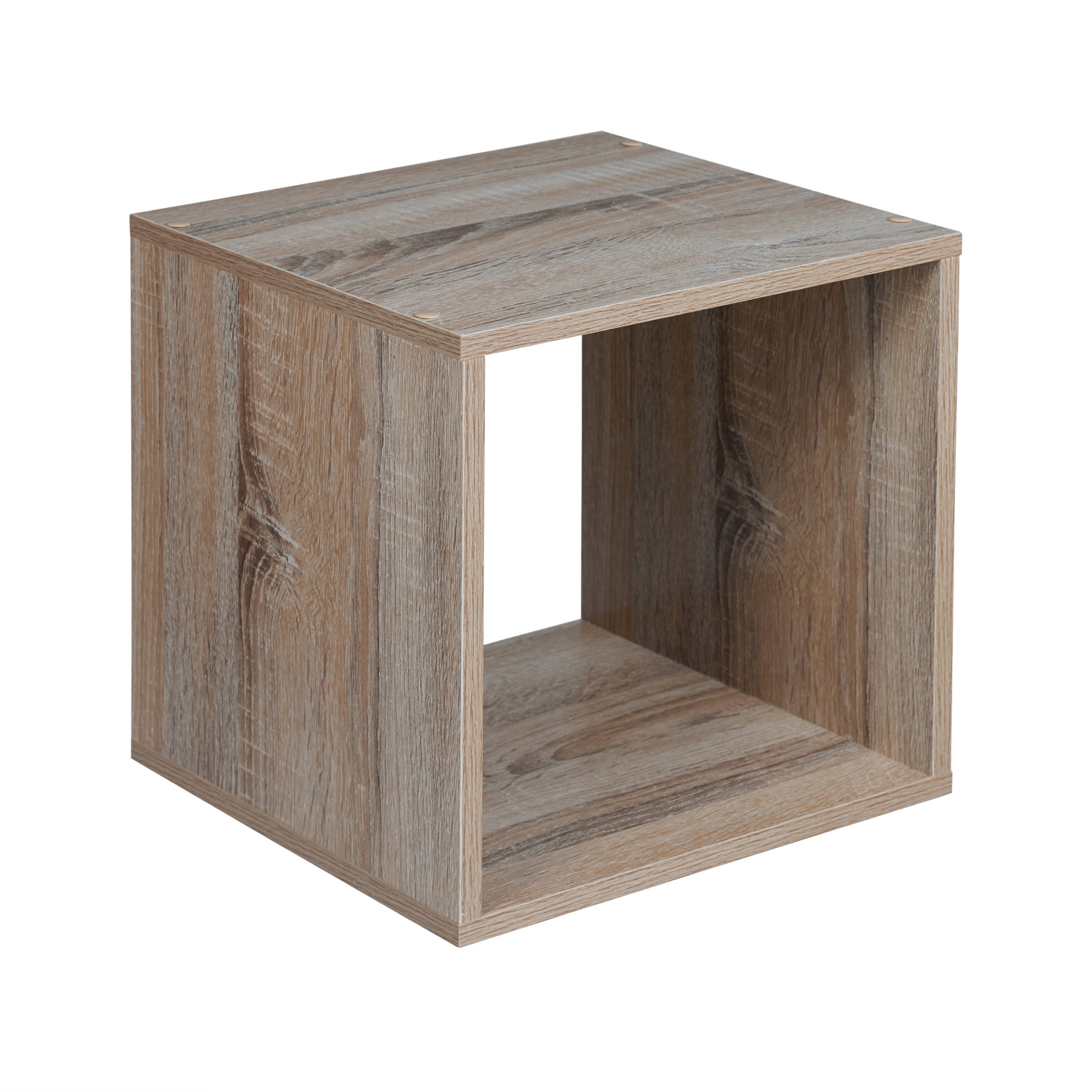 URBNLIVING Wooden Shelving Bookcase Storage Shelf Unit Furniture (Cube)