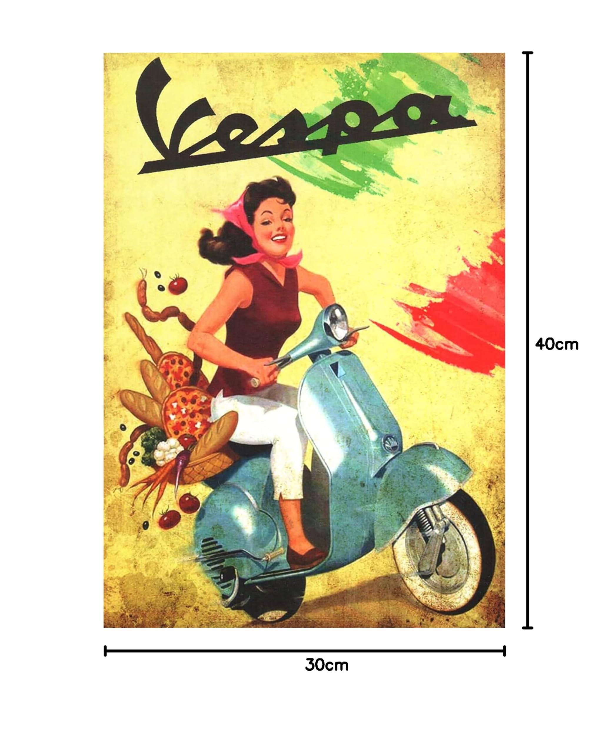 Póster Papel Pátina Póster El Vigilante KUSTOM ART - 40x30cm Papel Pátina  Cine Poster Cine 40x30cm, image size:2070x2560