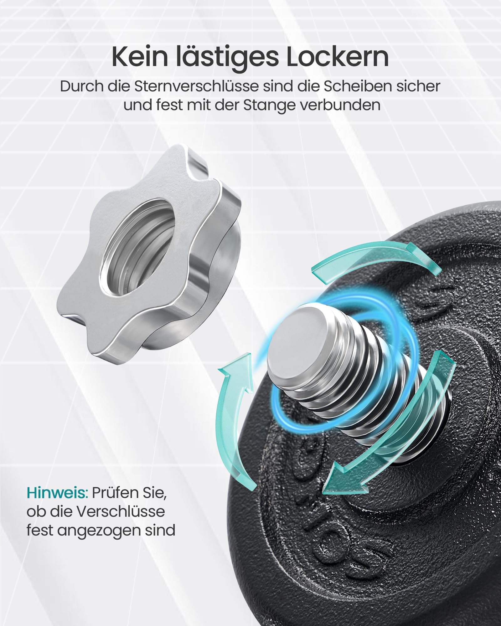 SONGMICS Hanteln, Hantelset aus Gusseisen, verstellbar, für Männer und Frauen, Workout, Fitnesstraining, Gewichtheben für Zuhause, Fitnessstudio