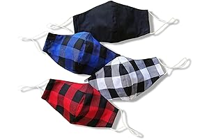 Hope Love Shine Checkered Face Masks: Protection, Style & Comfort