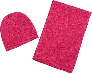 Set de gorro y bufanda metalizados para mujer, accesorios de moda elegantes y cálidos para climas fríos