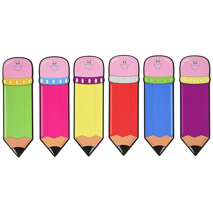 Buy Carson Dellosa Colorful 54 Piece Pencil Bulletin Board Cutouts ...