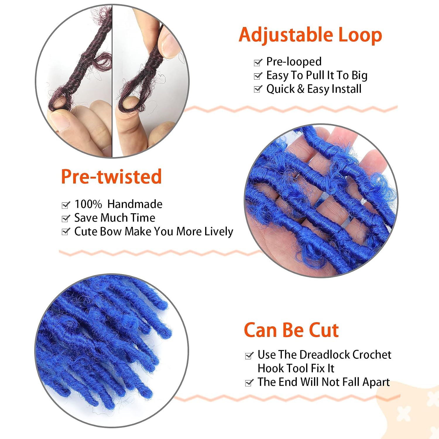 Buy Karida Butterfly Locs Crochet Hair 12 inch 2Packs Distressed Locs  Crochet Hair Pre looped Butterfly Bob Locs Crochet Braids (12 Inch (Pack of  2), Blue) Online at Lowest Price in Japan. B0912TD1K7