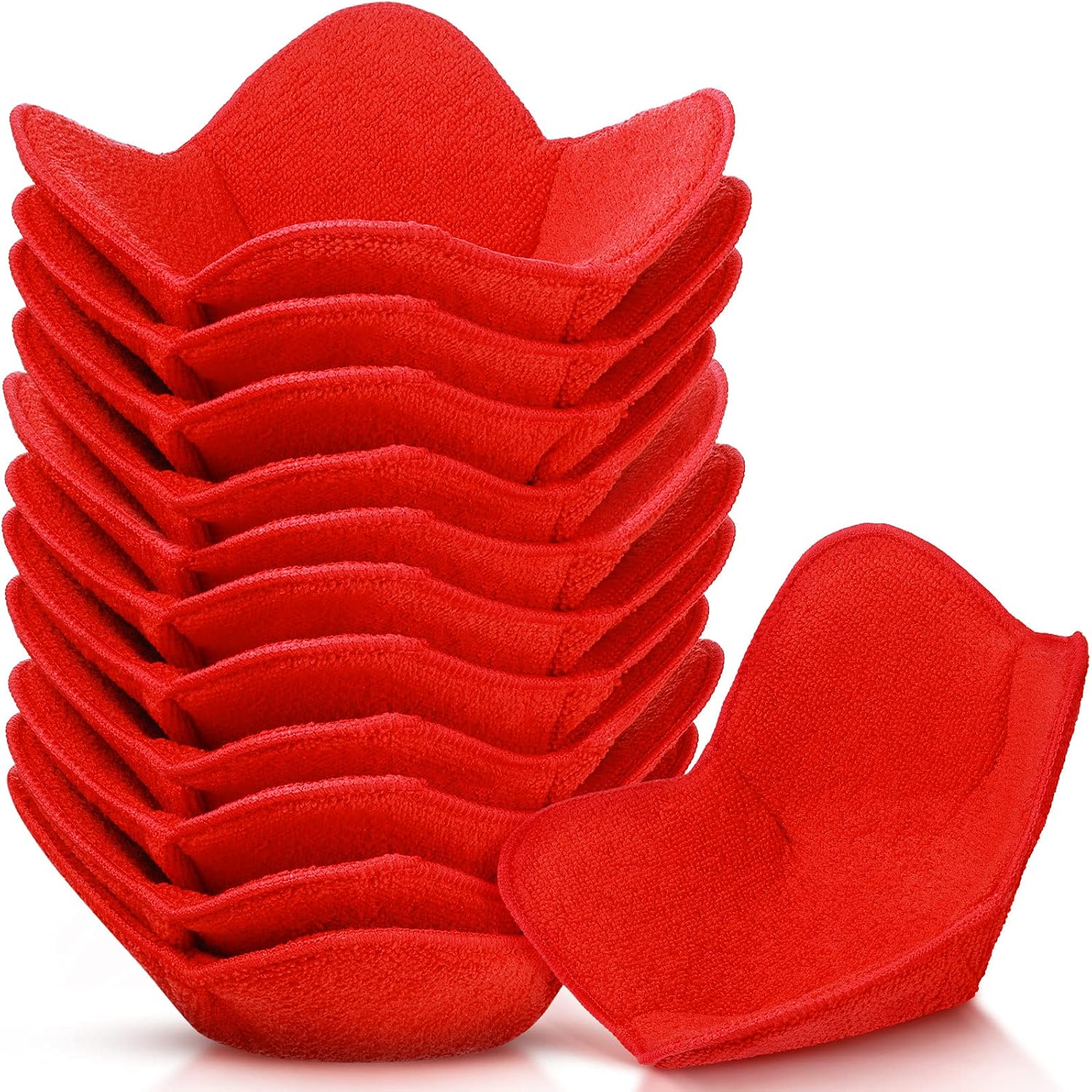 Patelai 12 Pcs Microwave Bowl Cozy Holders for Hot Food, Pink