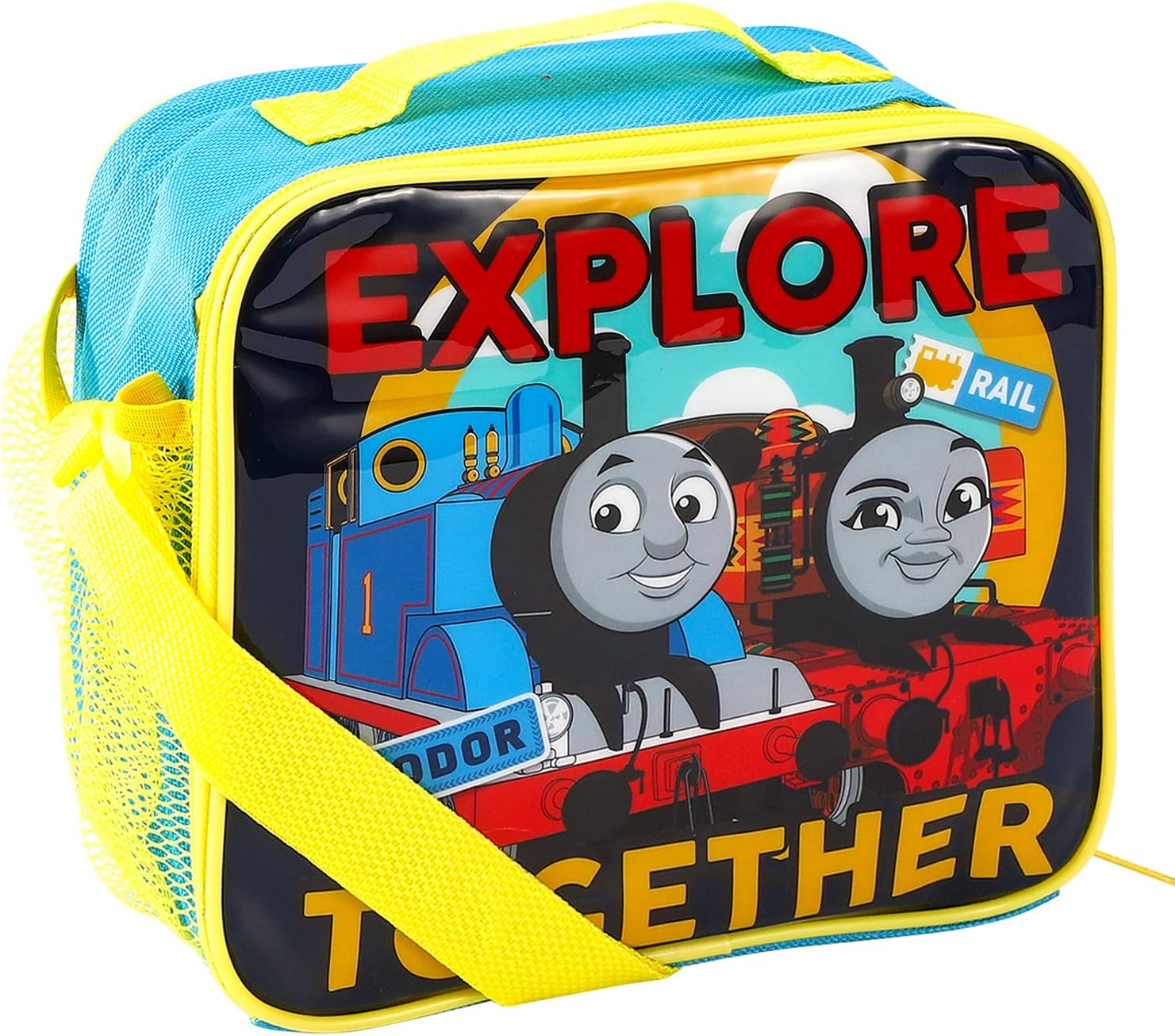 TemplarTemplar Thomas The Tank Engine Rectangular Insulated Lunch Box Bag for Boys and Girls, Perfect Size for Packing Hot or Cold Snacks for School and Travel, BPA Free (1225HV-1272)