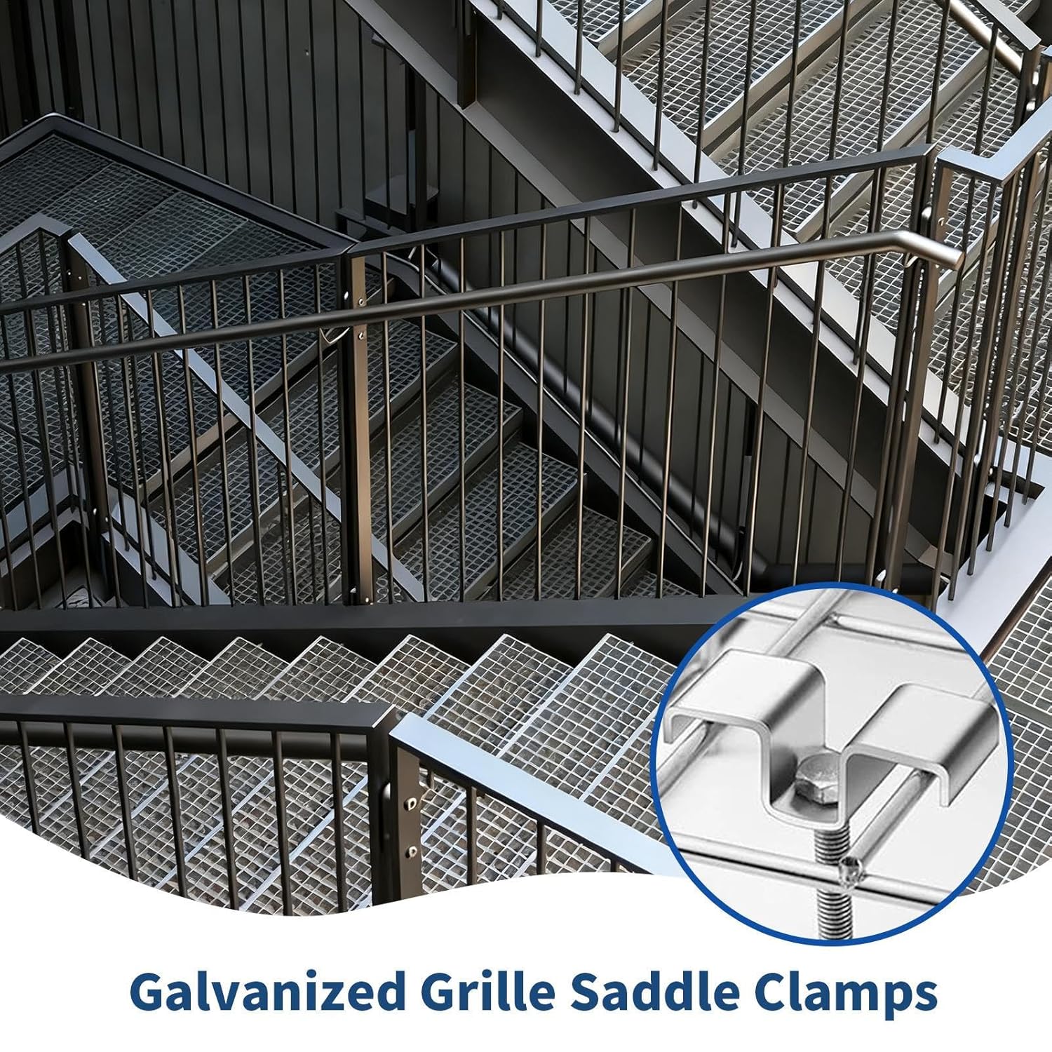 構造格子ファスナー - 金属製サドルクリップセット、耐候性取り付けハードウェア、強力なメザニンプレットファーム保護 | 大規模な作業