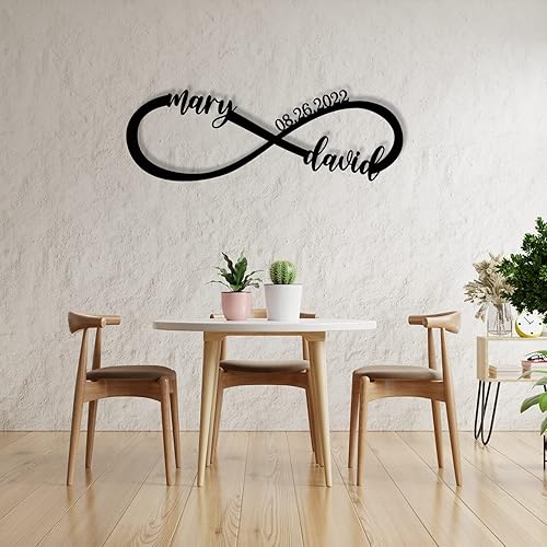 Miniatura 8 de Regalos de boda para parejas 2025 Regalos de boda personalizados Regalo de pareja para ella Letrero de fecha de aniversario de boda Regalo de