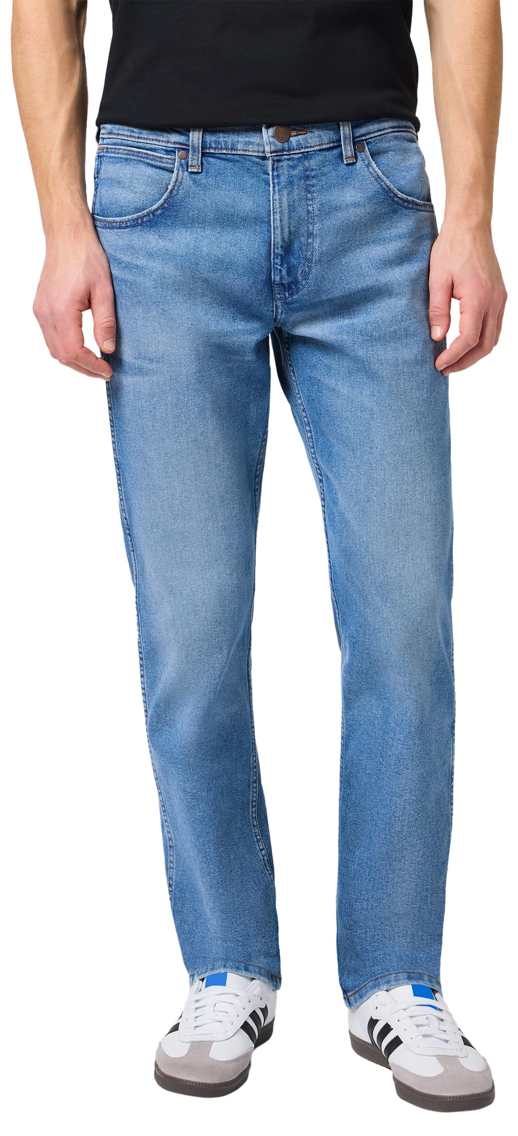 Wrangler - Jeans Herren - Regular Straight Fit - Greensboro - Cool Twist – Bild 2