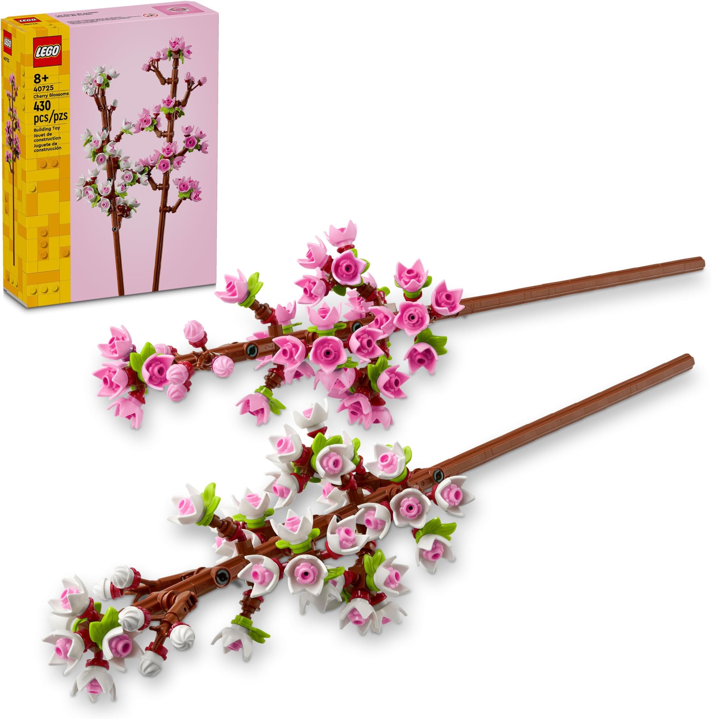 LEGO Cherry Blossoms Flowers Decor Set 40725