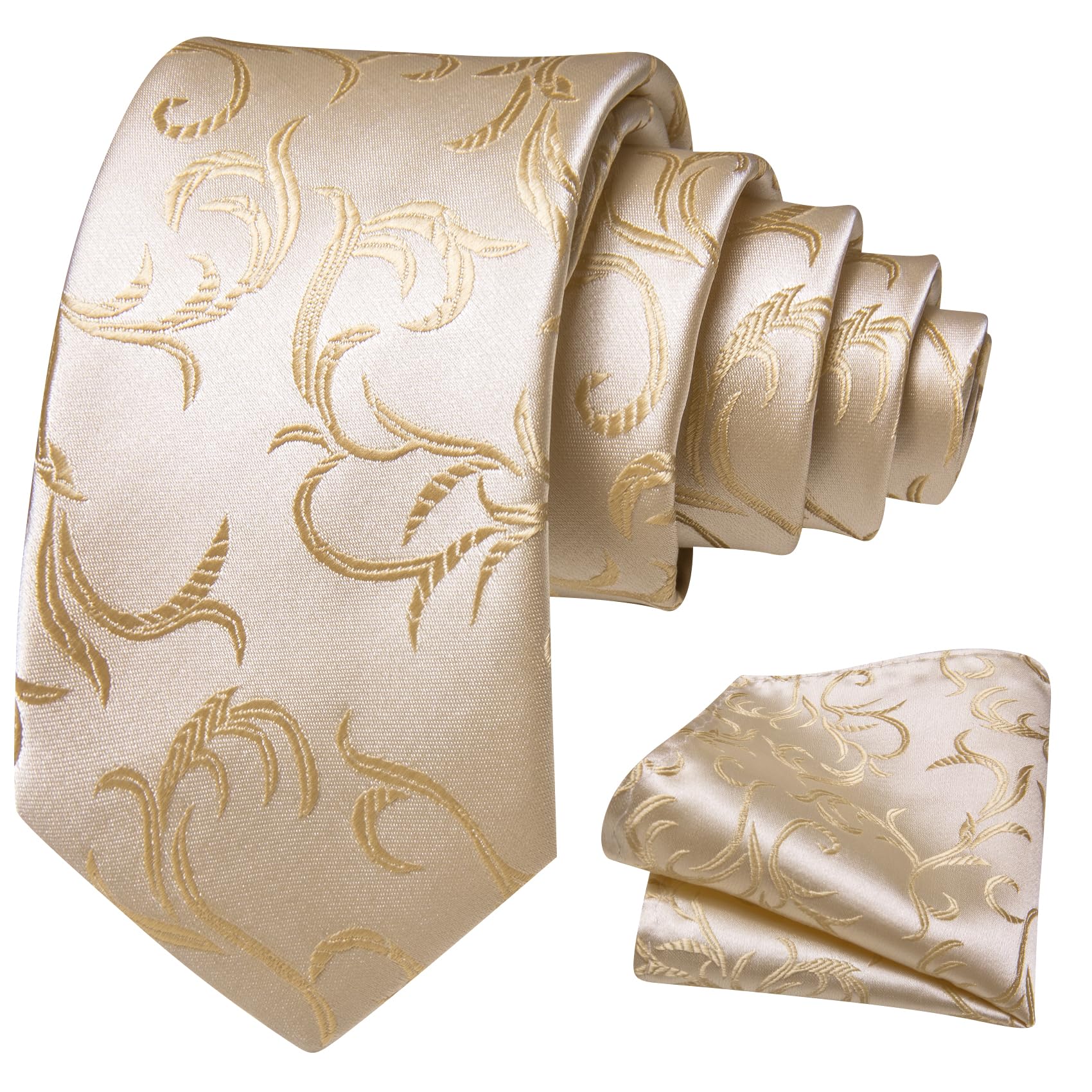 Boy's Necktie Regular Silk Woven Stripe Solid Tie Pocket Square