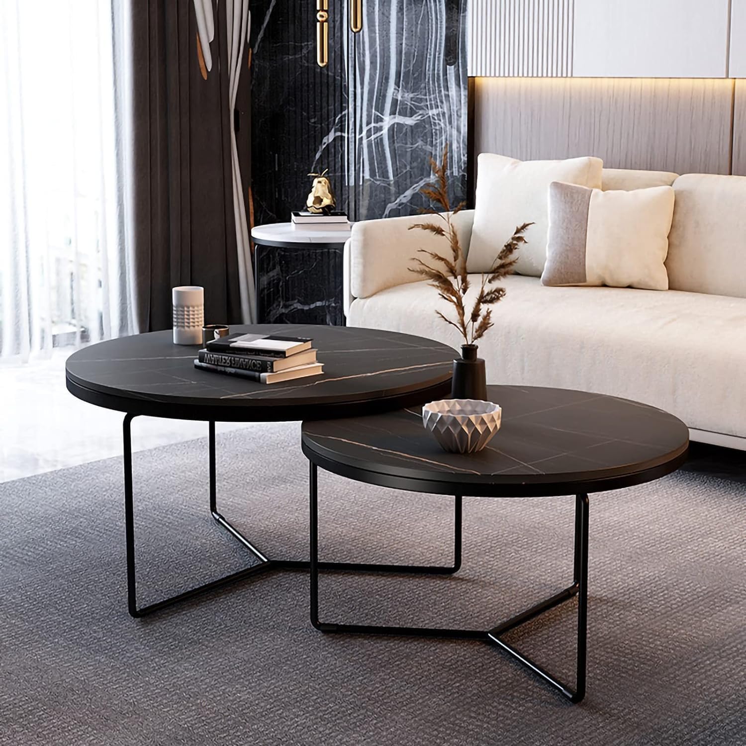 Marmerlook Salontafel met een breedte van 50 tot 75 cm kopen? Kijk snel