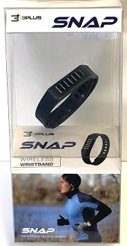3plus International Inc 3PLUS-S01K 3plus Snap Activity Tracker - Tracks Sleep Activity And Calories