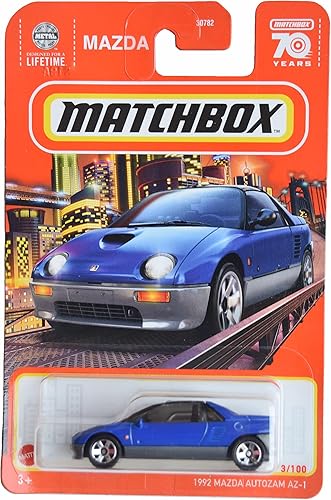 Matchbox 1992 Mazda Autozam AZ-1, Azul 3100
