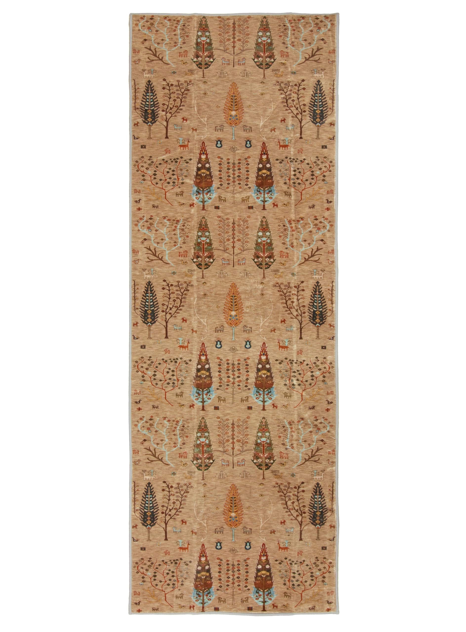 Tapis oriental lavable au design de chemin de cuisine pour maison familiale