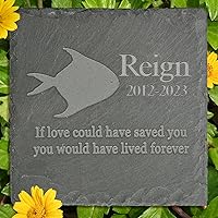 Vista 13 de Regalo de piedra conmemorativa para mascotas, marcador de tumba de jardín, lápida de condolencias de mascotas, lápida conmemorativa de gatos