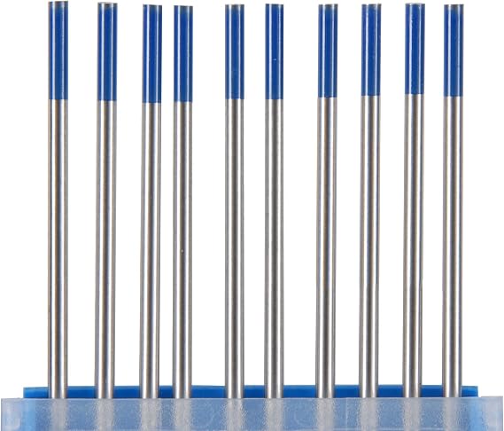 TIG Welding Electrodes 2% Lanthanated WL20 (EWLa-2) Blue 1/8 10 Pack