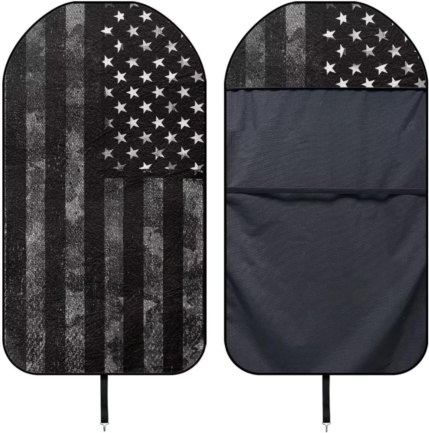 Waterproof Seat Covers Breathable Seat Cushion,USA Flag Seat Pad Automotive Interior Decoration Accessories Non Slip