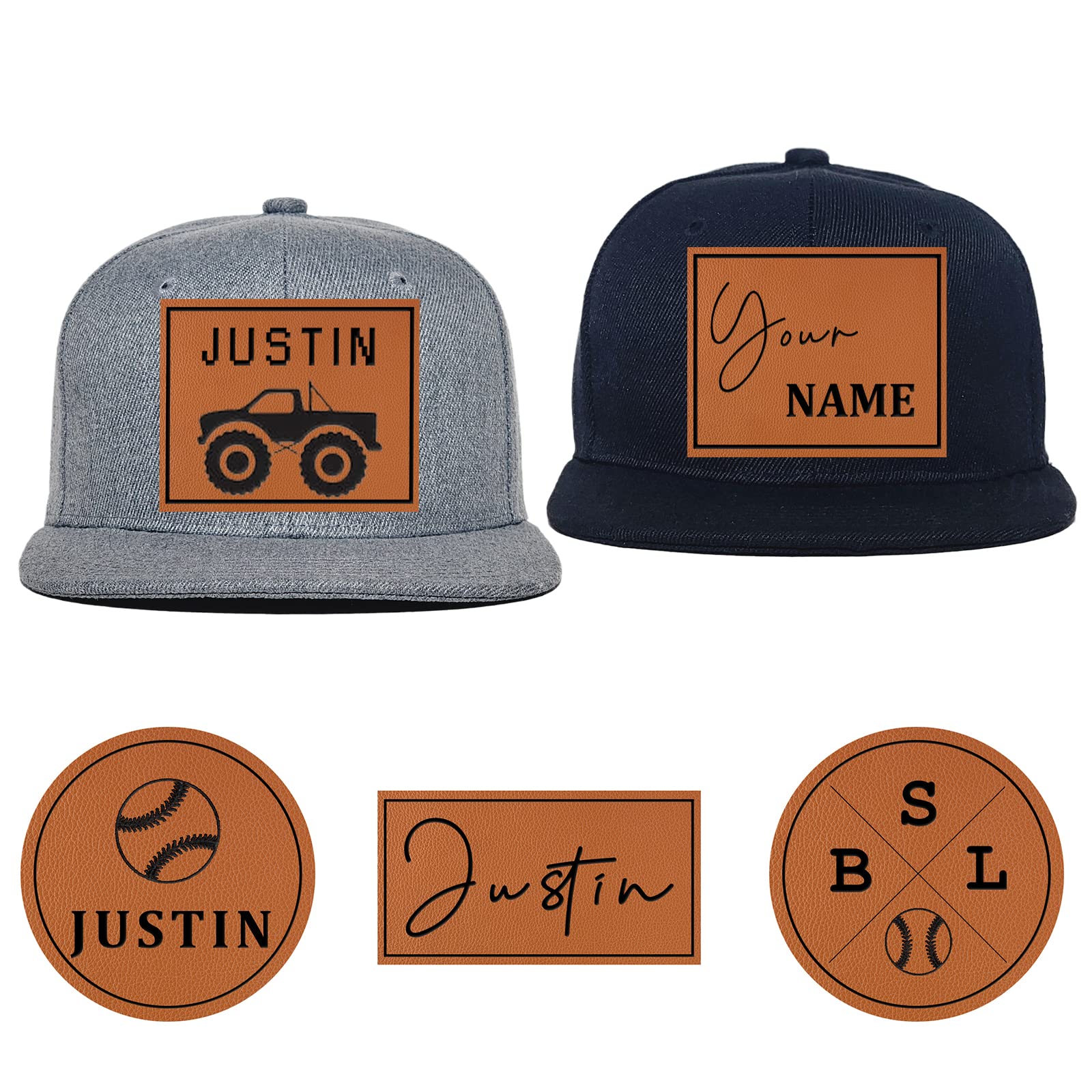 Personalized Baby Cap, Custom Baseball Hat, Personalized Outdoor Ball Hat, Adjustable Sport Hat for Kids Toddler Baby Adults (as1, Alpha, s, Grey)