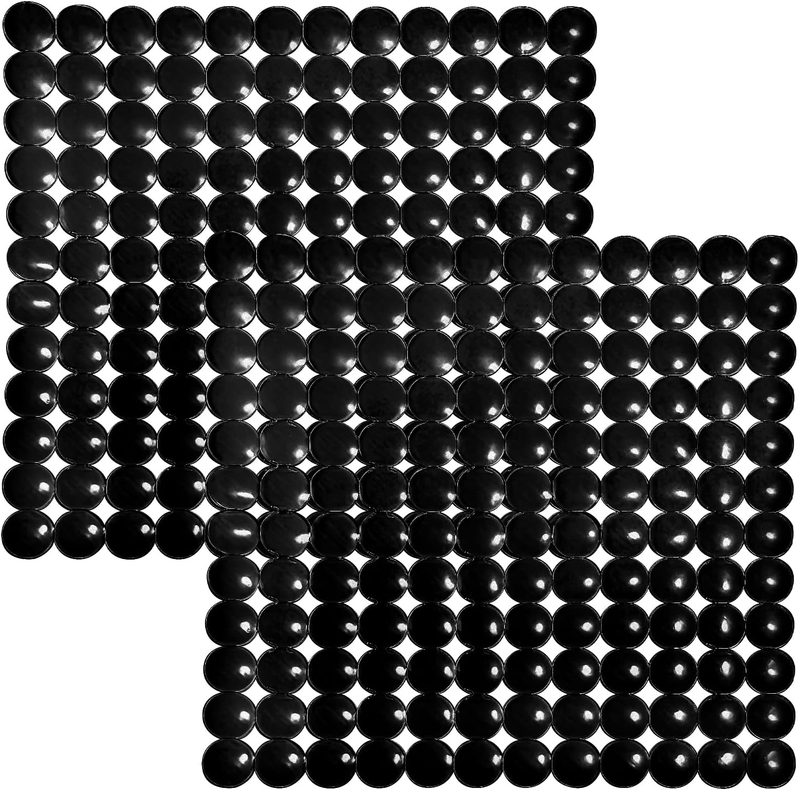 2 Pack Kitchen Sink Mat Plastic Sink Protect Mat PVC Eco