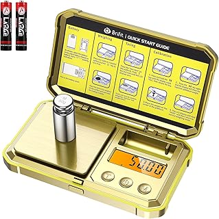 AMIR 200g/0.01g Digital Pocket Scale, Upgraded Mini Gram Scale with Cal Weight, High-Precision Portable Travel Food Scale, Multifunctional Kitchen Scale, Tare Digital Scale, Batteries Included