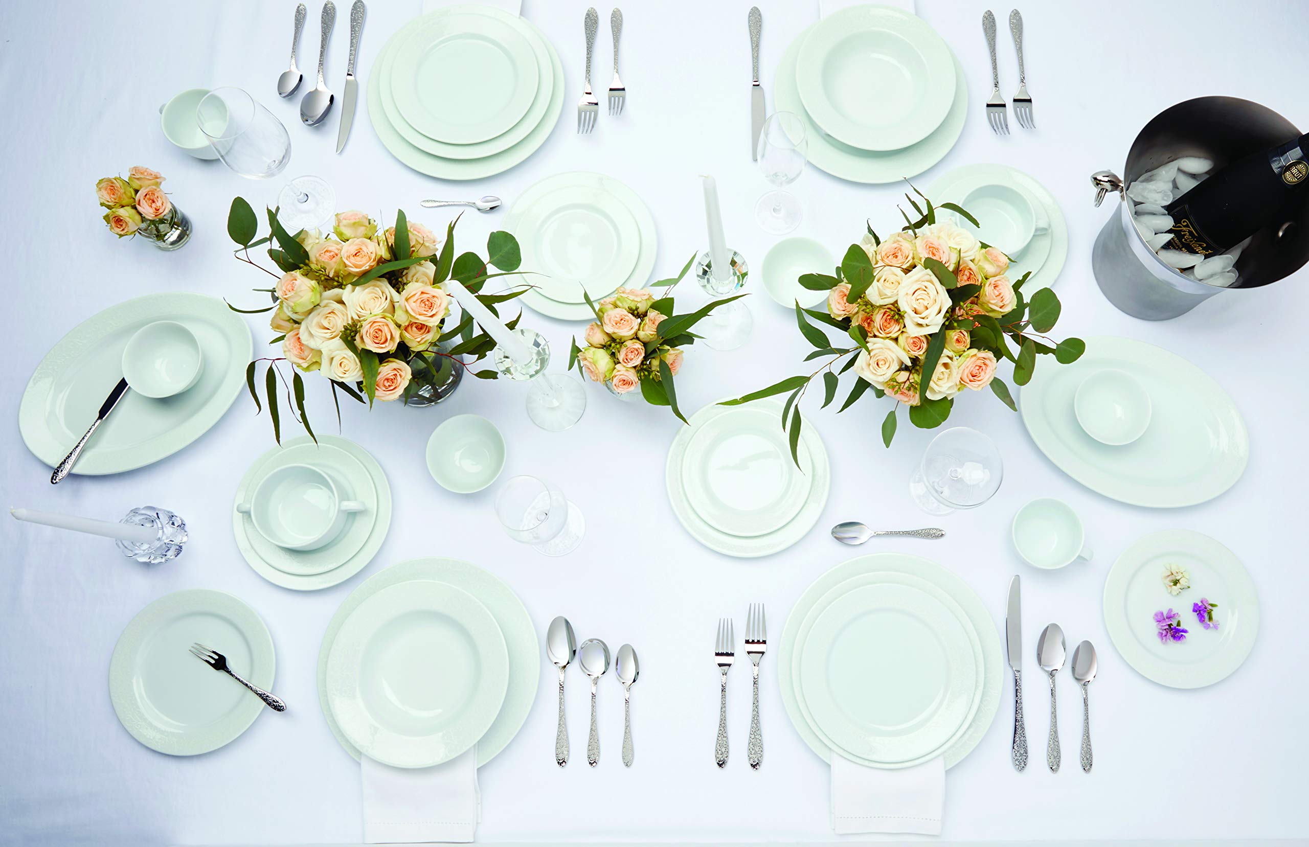 Oneida Ivy Flourish - Set di 12 cucchiai per bouillon
