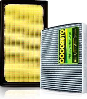 COCOAUTO Engine & Cabin Air Filter Kit for Lexus RX350h Hybrid (2023-2026), NX350h (2022-26), ES300h (2019-25), NX450h+ RX450h+ PHEV (2024-26), Replaces17801F0020, 1780177050, 8713958010