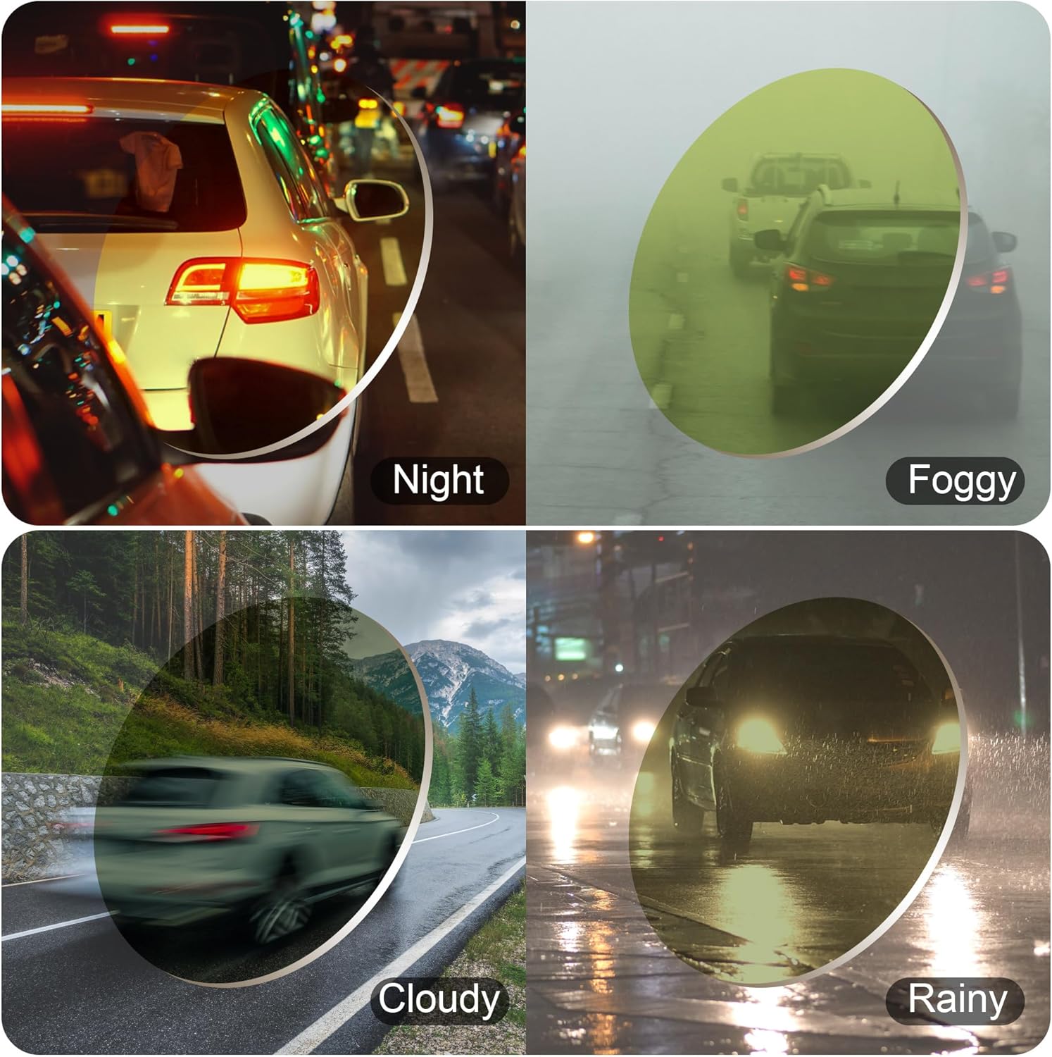 FEISEDY Polarized Photochromic Sunglasses for Men Women, Day Night Driving Safety Glasses B4144 - Image 7