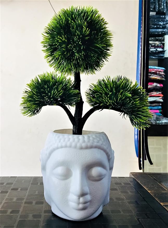 Buy DUCTOR Natural Looking Bonsai Artificial Plant with Budha Pot Best