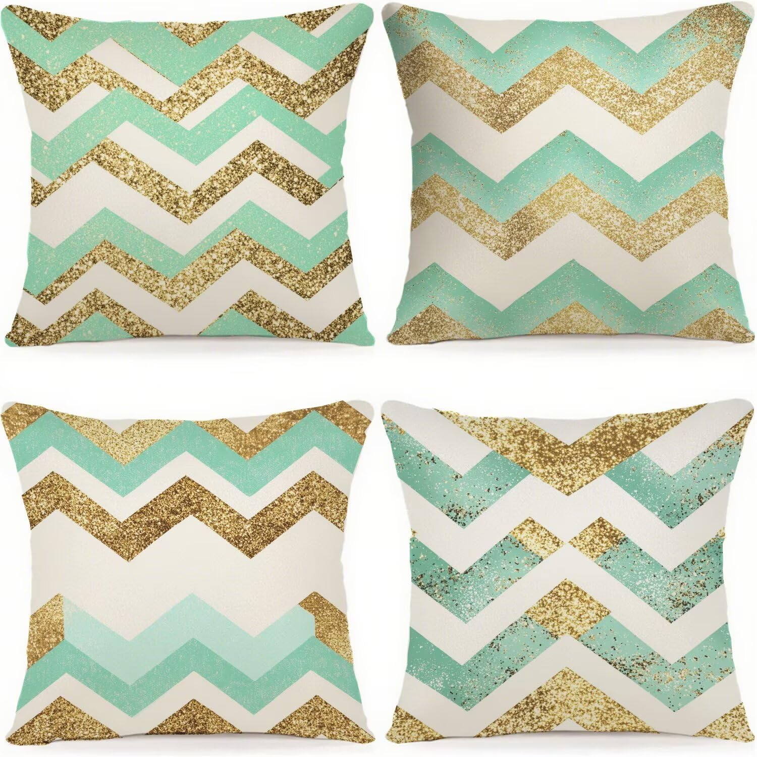 Coussins Canape Decoration 90x90 Velours Rayures pour Salon et Jardin