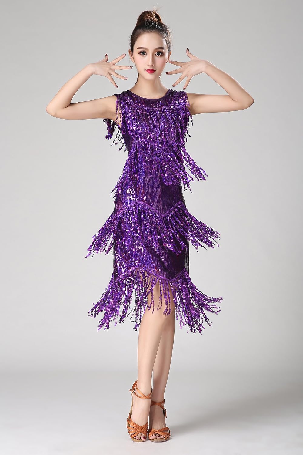 Ladies'Latin Tango Salsa ChaCha Ballroom Dance Swing Rumba Dress