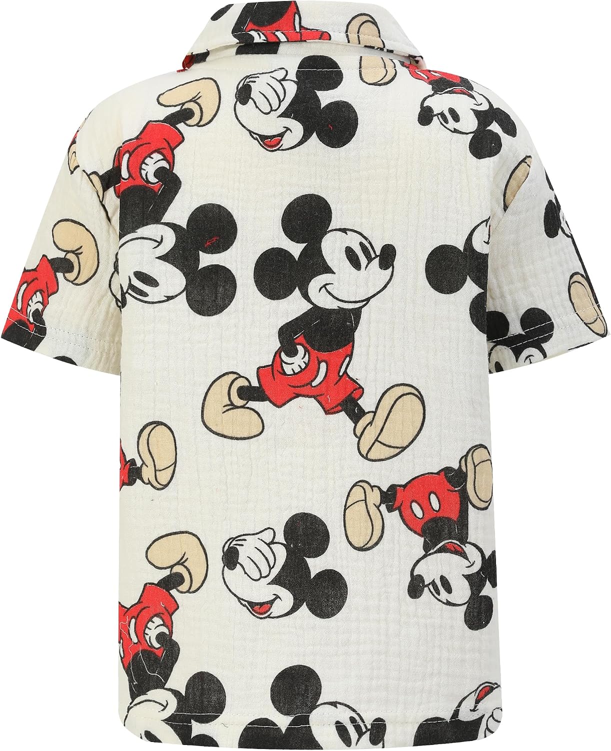 Magic Threadz Disney Baby Boys Woven Gauze 2-Piece Short Set, Soft Cotton Summer Outfit with Mickey, Pooh & Cars (0M-4T)