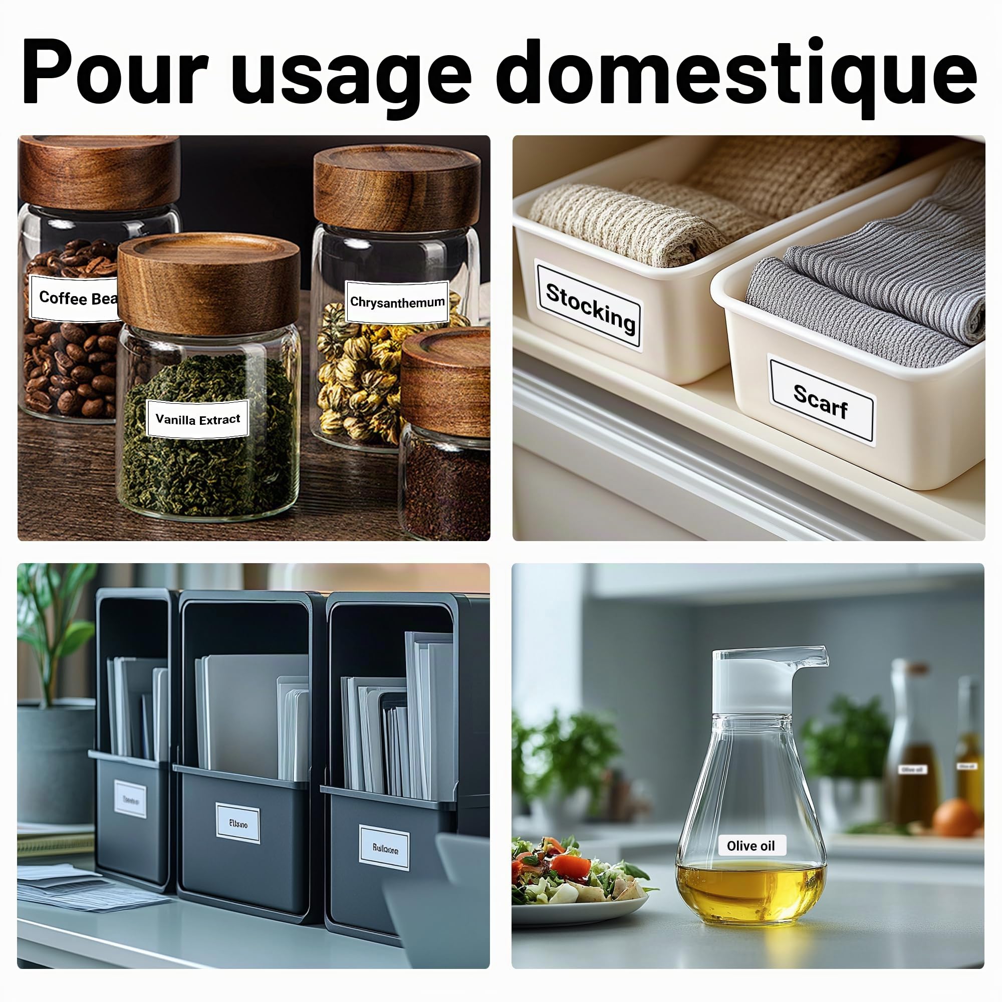 ORGBRO Z3 Etiqueteuse Imprimante Etiquette Autocollante Étiqueteuse Thermique et Codes-Barres pour Bijouterie, Supermarché, Petites Entreprises avec 1 Rouleau d'Étiquettes Blanches 50x30mm, Argent