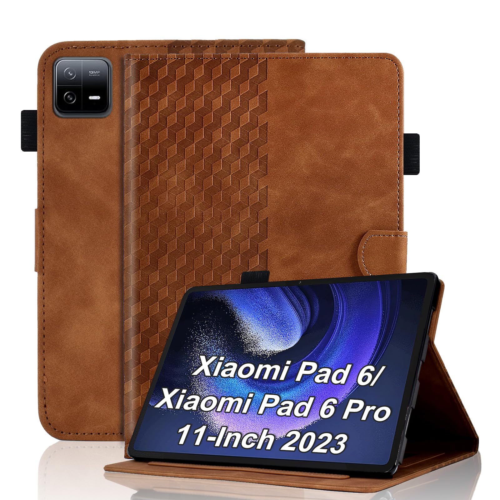 Case for Honor Pad X8a 11 Inch Tablet 2024 Protective Case Premium Leather Folio Smart Case with Auto Sleep/Wake Pen Holder Card Slot for Honor Pad X8a- Dark Green — view 228