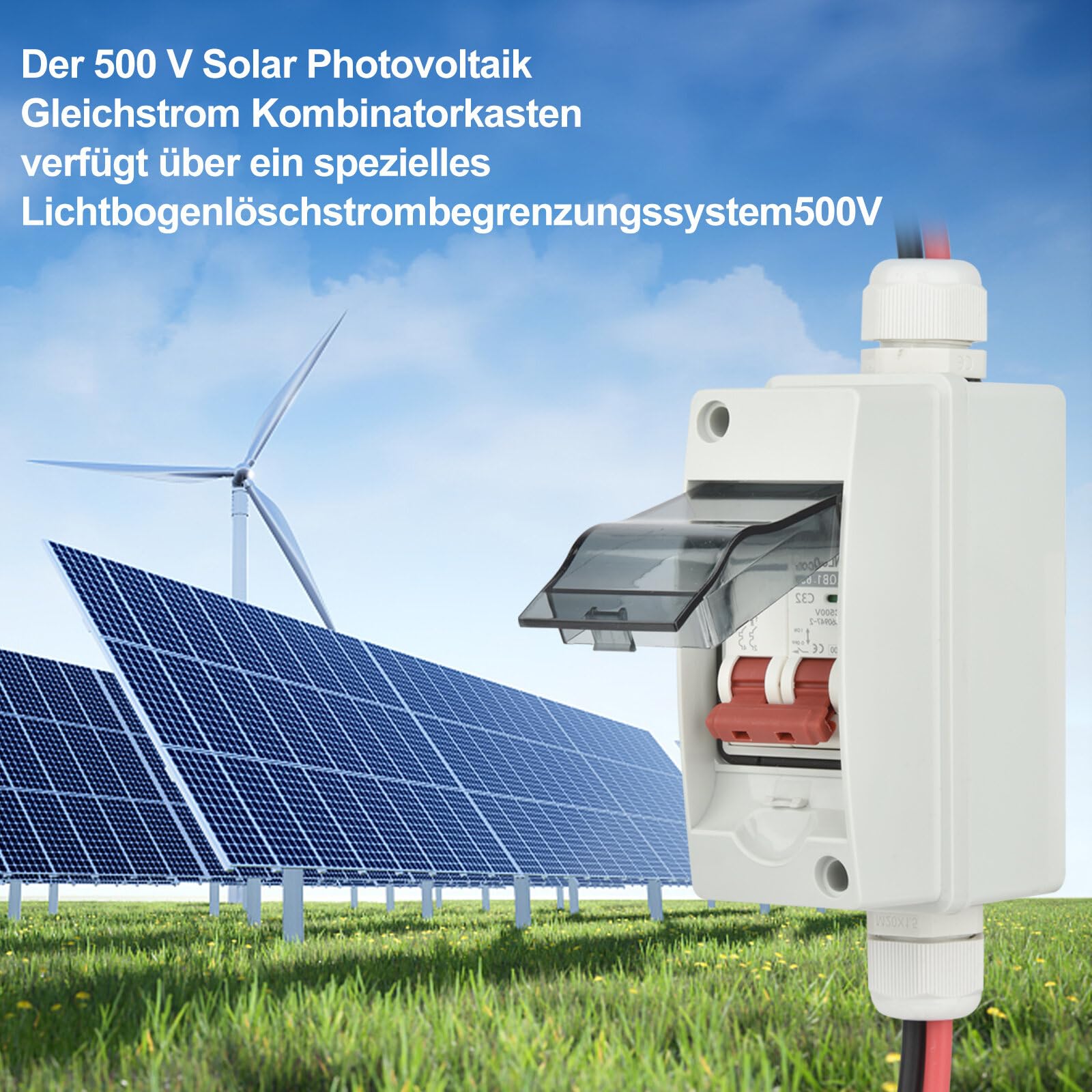Przełącznik fotowoltaiczny DC 32 A2P 500 V Outdoor Waterproof Solar Confluence Load Switching Air Switch