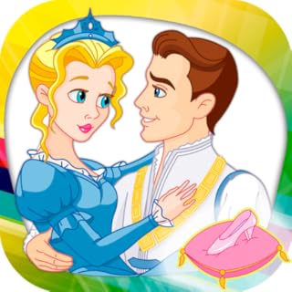 Pintar a princesa Cinderela - jogos de coloração de princesas