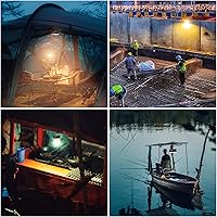 Vista 6 de Luz de Camping Recargable de 10000mAh 30W con Control Remoto 3000LM 2700/4000/6500K/ROJO LED Linterna de Camping Portátil IP45 Impermeable Luces