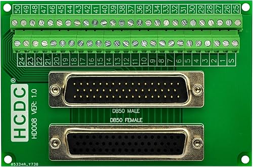 Miniatura 6 de D-SUB Módulo de interfaz de bloque de terminales de placa de ruptura macho-hembra (DB9)