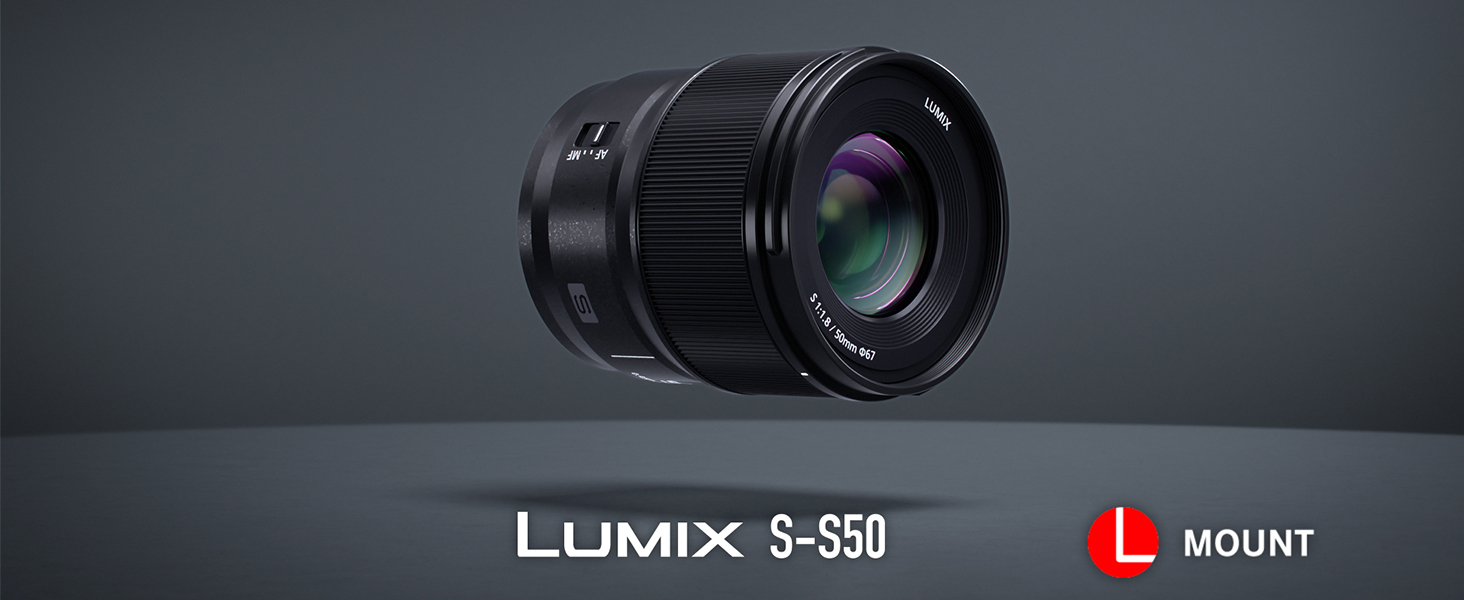 Panasonic LUMIX S 50mm f/1.8 lightweight lens for S series camera