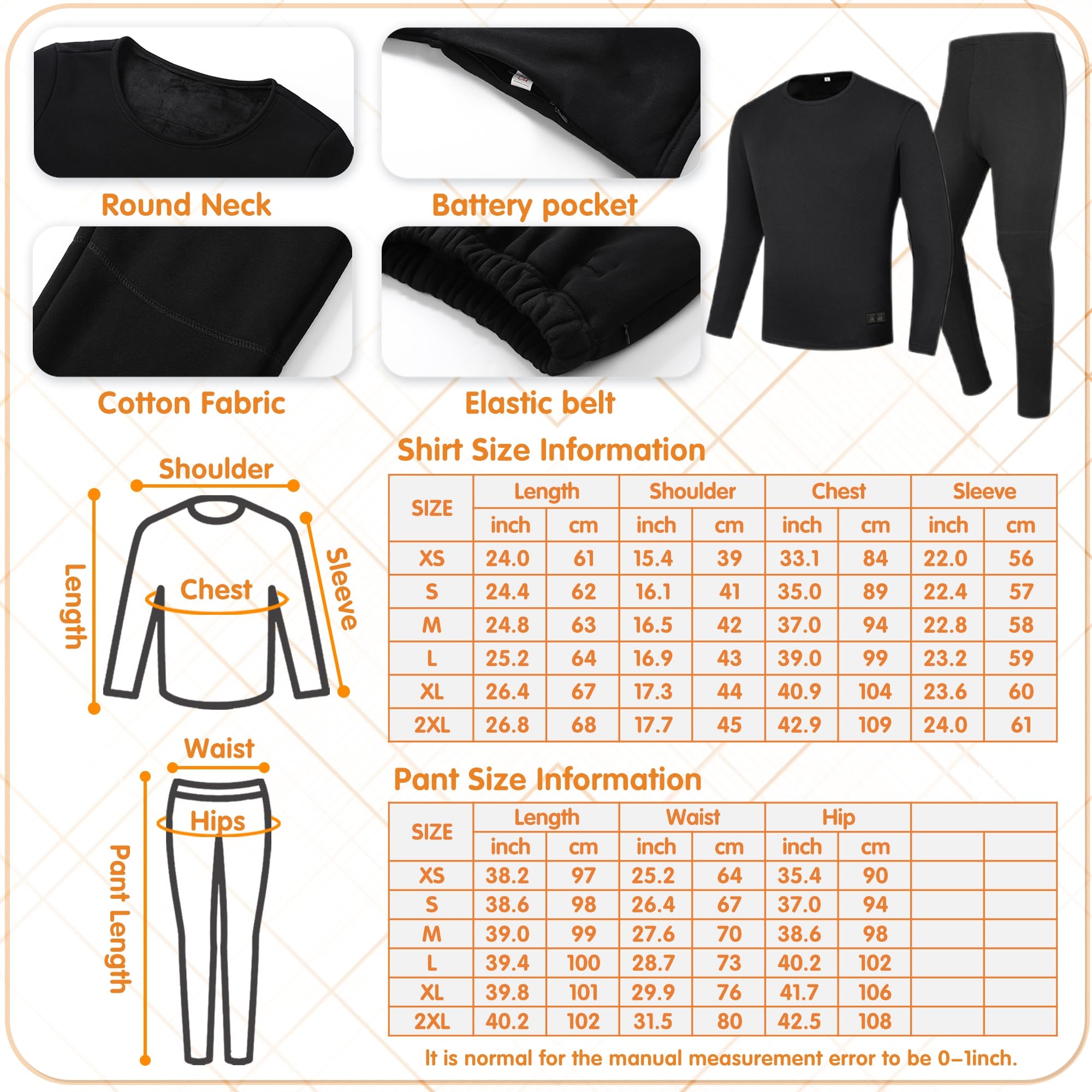 Camisas De Calefacción para Hombres 16 Zonas De Camisa Térmica con Control De Temperatura Independiente para La Caza, Esquí