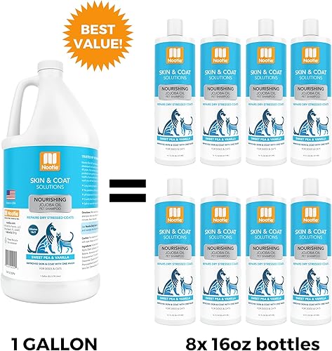 Miniatura 60 de Nootie - Champú para mascotas para pieles sensibles - Revitaliza la piel seca y el pelaje - Ingredientes naturales - Champú suave para perros