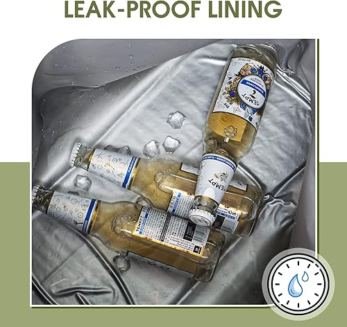 Miniatura 7 de Ceneda Bolsa térmica grande para 40 latas, aislada, suave, a prueba de fugas, bolsa de viaje para playa, viajes, camping, almuerzo para mujeres y