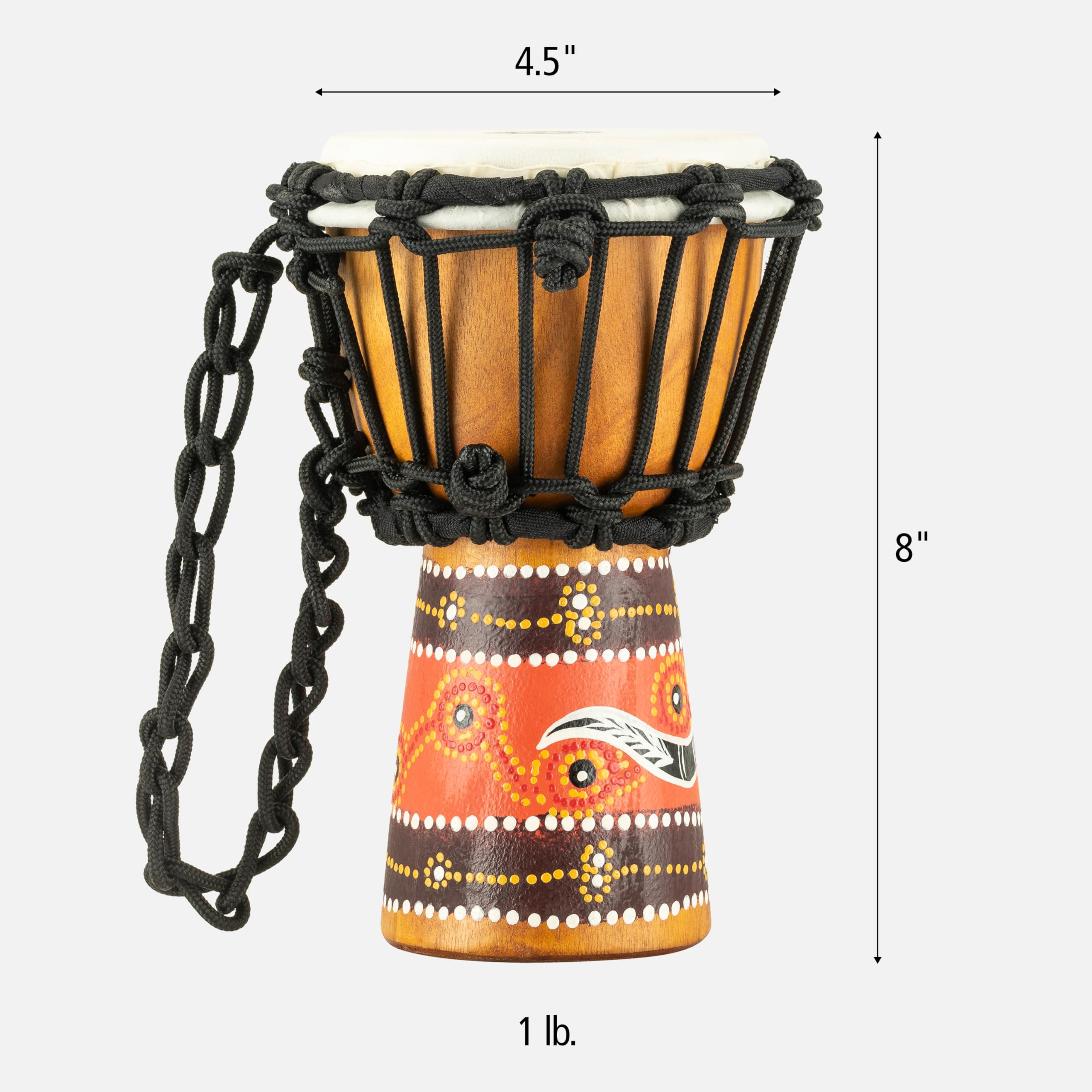 Meinl Headliner Djembe HDJ5-XXS, 4-1/2", Python Design - Djembe